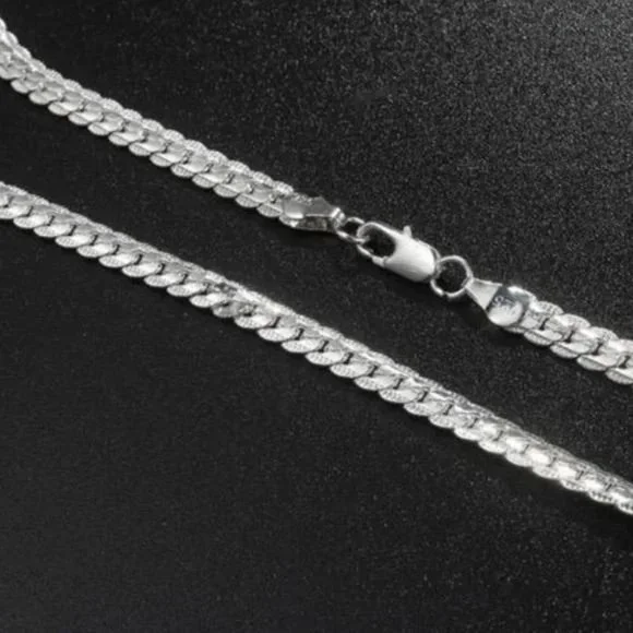 “18” NEW 925 STERLING SILVER SNAKE CHAIN NECKLACE, NICE NECKLACE, CUTE NECKLACE - Picture 5 of 5